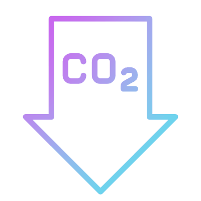 Decarbonization, Animated Icon, Gradient