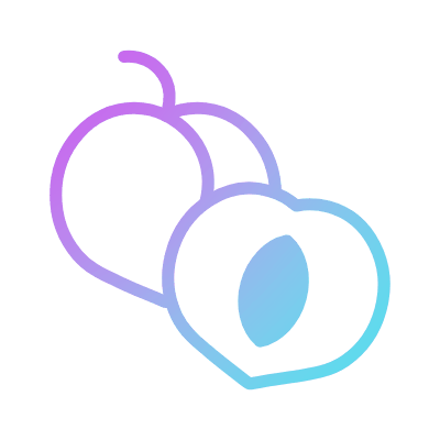 Apricot, Animated Icon, Gradient