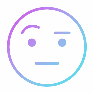 Skeptic, Animated Icon, Gradient