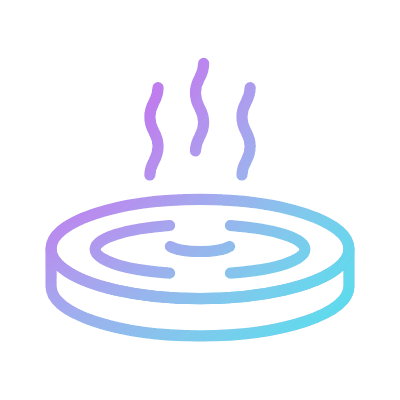 Onsen, Animated Icon, Gradient