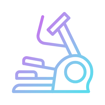 Cross Trainer, Animated Icon, Gradient