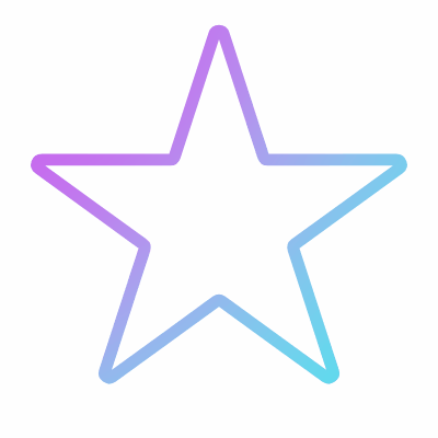 Star, Animated Icon, Gradient