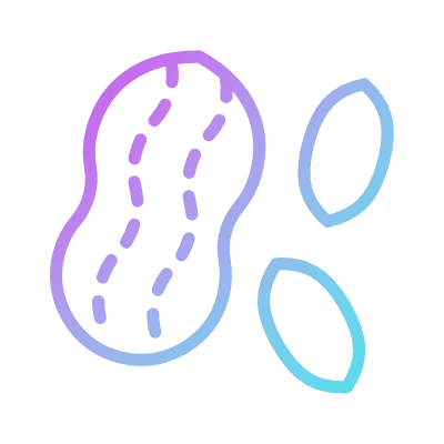 Nuts, Animated Icon, Gradient