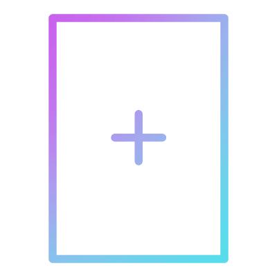 File Plus, Animated Icon, Gradient