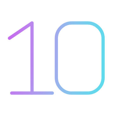 10, Animated Icon, Gradient