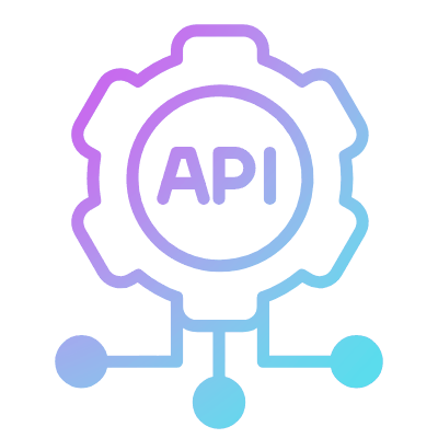 API Endpoints, Animated Icon, Gradient