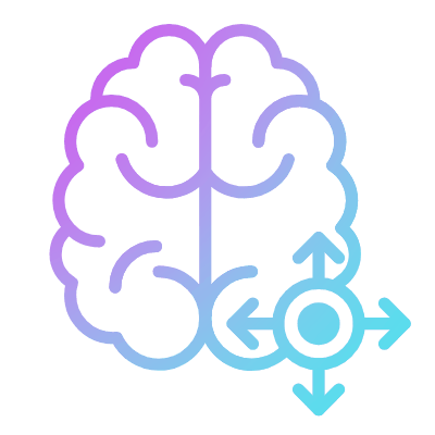 Distraction, Animated Icon, Gradient