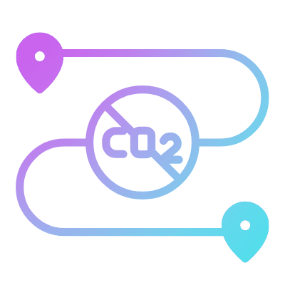 Decarbonised Logistics, Animated Icon, Gradient
