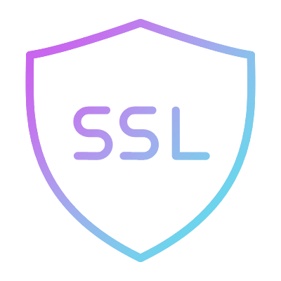 Shield SSL, Animated Icon, Gradient