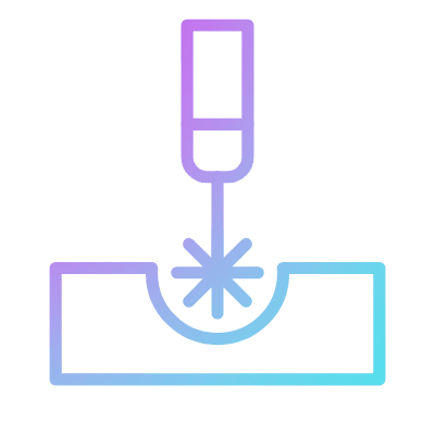 Laser, Animated Icon, Gradient