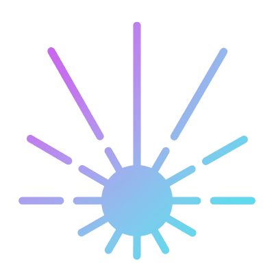 Laser, Animated Icon, Gradient