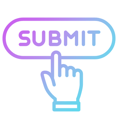 Submit Button, Animated Icon, Gradient