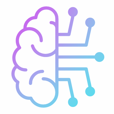 AI, Animated Icon, Gradient
