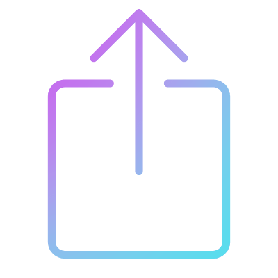 Share, Animated Icon, Gradient