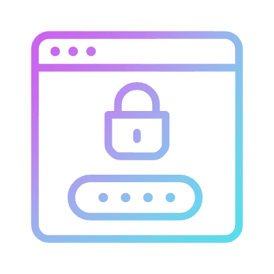 2FA, Animated Icon, Gradient
