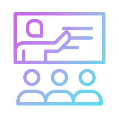 People Pitch, Animated Icon, Gradient