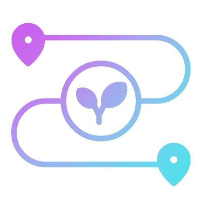 Green Shipping, Animated Icon, Gradient