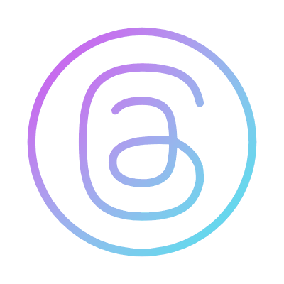 Threads, Animated Icon, Gradient