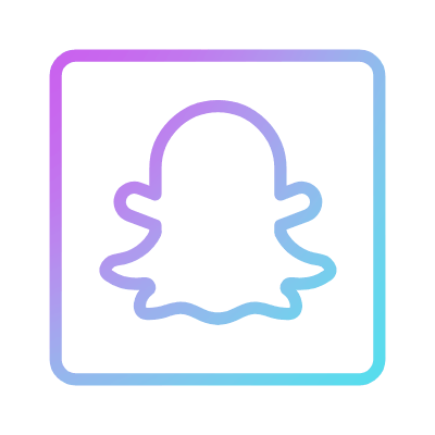 Snapchat, Animated Icon, Gradient