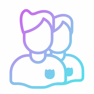Couple, Animated Icon, Gradient