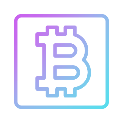 Bitcoin, Animated Icon, Gradient