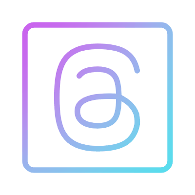 Threads, Animated Icon, Gradient