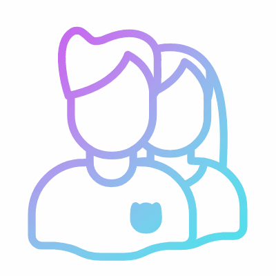Couple, Animated Icon, Gradient