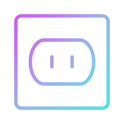 Outlet Type A, Animated Icon, Gradient