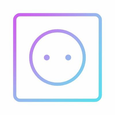 Outlet Type C, Animated Icon, Gradient