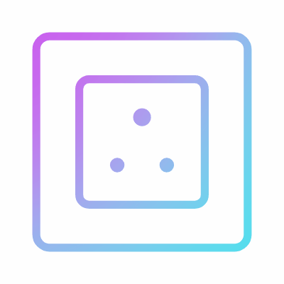Outlet Type D, Animated Icon, Gradient