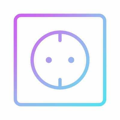Outlet Type F, Animated Icon, Gradient