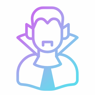 Vampire, Animated Icon, Gradient