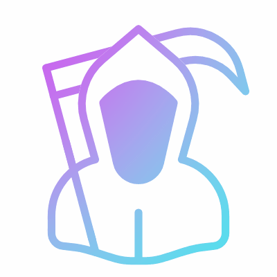 Death Reaper, Animated Icon, Gradient