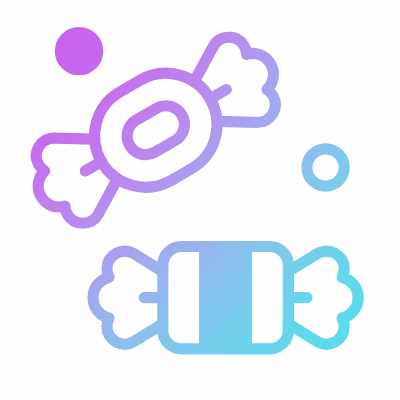 Candies, Animated Icon, Gradient