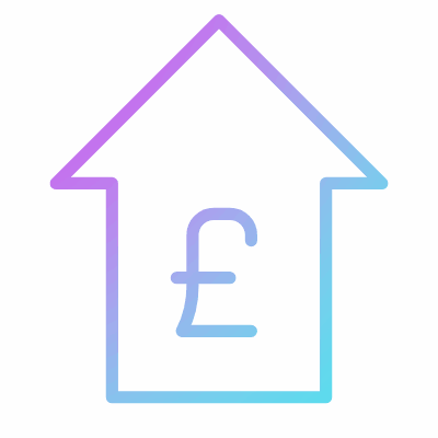 GBP Increase, Animated Icon, Gradient