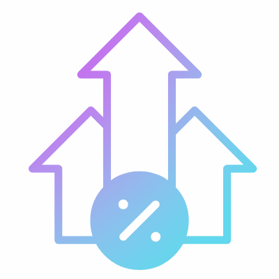 Profits, Animated Icon, Gradient