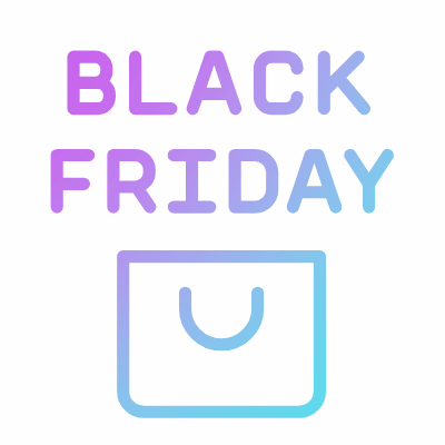 Black Friday, Animated Icon, Gradient