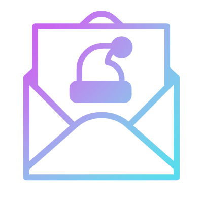 Letter To Santa, Animated Icon, Gradient