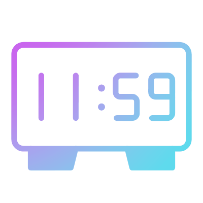 New Year, Animated Icon, Gradient