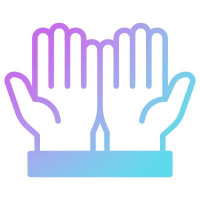 Pray, Animated Icon, Gradient