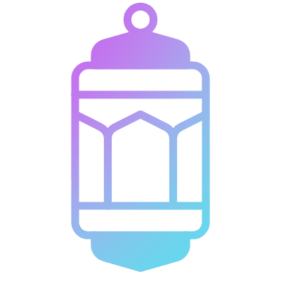 Lantern, Animated Icon, Gradient