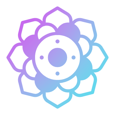 Rangoli, Animated Icon, Gradient