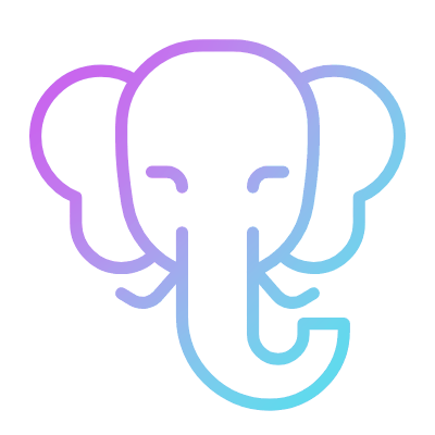 Elephant, Animated Icon, Gradient