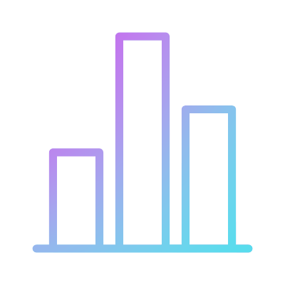 Bar Chart, Animated Icon, Gradient