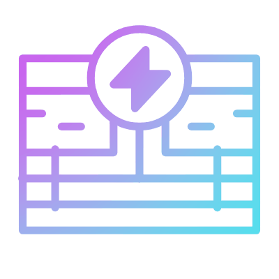 UGHV Cables, Animated Icon, Gradient