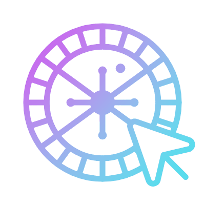 Roulette Online, Animated Icon, Gradient