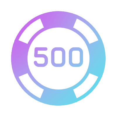 Casino Chip, Animated Icon, Gradient