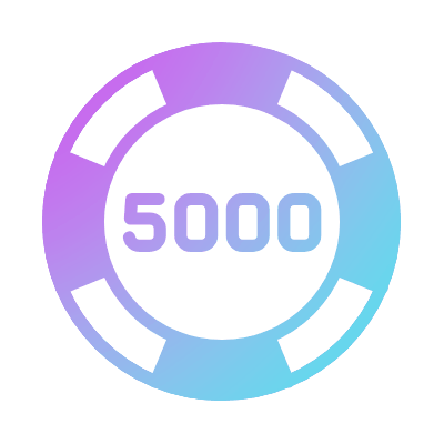 Casino Chip, Animated Icon, Gradient