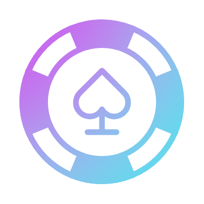 Spade Chip, Animated Icon, Gradient