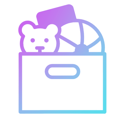 Toy Box, Animated Icon, Gradient
